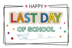 The last day of school is Wednesday, June 10, 2026.  The school hours will be 8:10am-2:35pm.